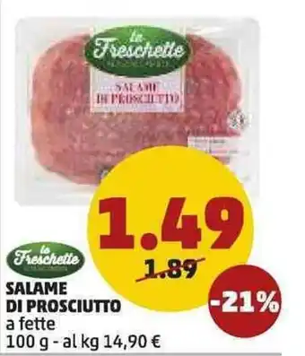PENNY Salame di Prosciutto 100g offerta