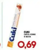Gran Risparmio Cuki Carta forno offerta