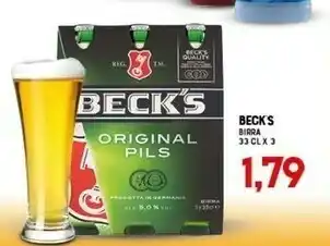 Gran Risparmio Becks Birra offerta