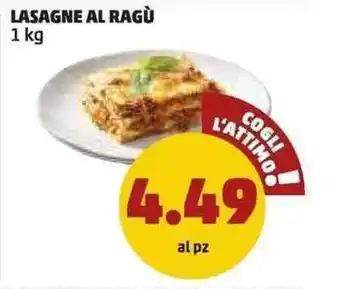 PENNY Lasagne Al Ragù 1kg offerta