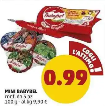 PENNY Babybel Mini 5pz 100g offerta