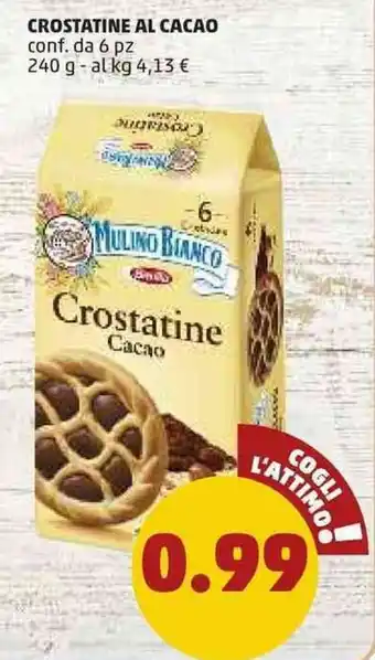 PENNY Mulino Bianco Crostatine Al Cacao 6pz 240g offerta