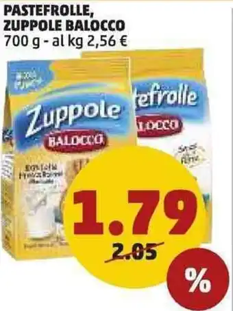 PENNY Balocco Pastefrolle, Zuppole 700g offerta