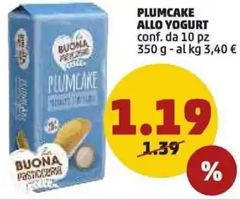 PENNY Plumcake Allo Yogurt 10pz 350g offerta