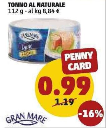 Tonno Al Naturale 112g