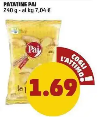 PENNY Pai Patatine 240g offerta