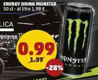 PENNY Monster Energy Drink 50cl offerta