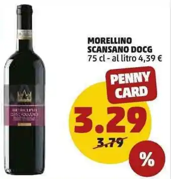 PENNY Morellino Scansano DOCG 75cl offerta