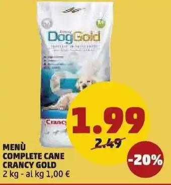 Menù Complete Cane Crancy Gold 2kg