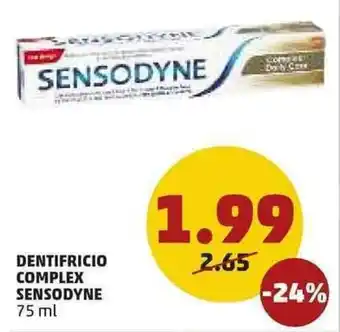 PENNY Sensodyne Dentifricio Complex 75ml offerta