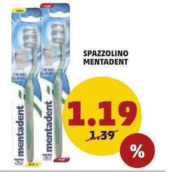 PENNY Mentadent Spazzolino offerta