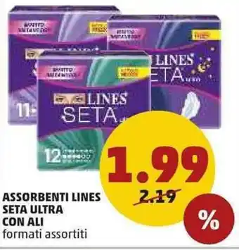 PENNY Lines Seta Ultra con Ali Assorbenti offerta
