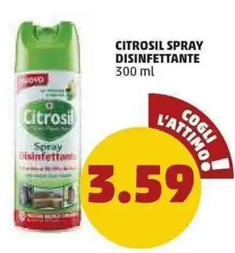 PENNY Citrosil Spray Disinfettante 300ml offerta