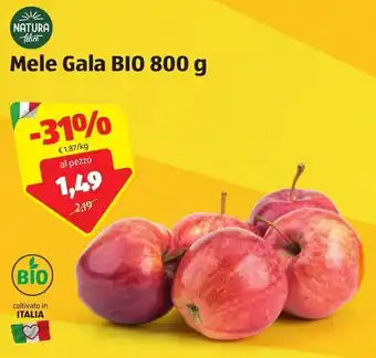 ALDI Mele Gala BIO 800g offerta