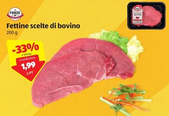 ALDI Fettine scelte di bovino 200g offerta