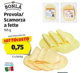 ALDI Bonlà Provola/Scamorza a fette 165g offerta