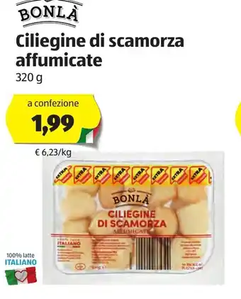 ALDI Bonlà Ciliegine di scamorza affumicate 320g offerta