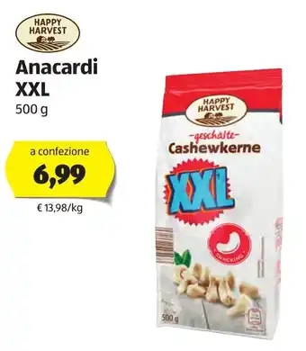 ALDI Anacardi XXL 500g offerta
