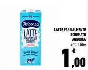 Conad LATTE PARZIALMENTE SCREMATO ARBOREA uht, 1 litro offerta