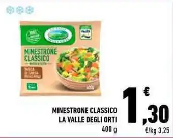 Conad MINESTRONE CLASSICO LA VALLE DEGLI ORTI 400 g offerta