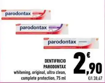 Conad DENTIFRICIO PARODONTAX 75 ml offerta