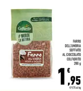 Conad FARRO DELL'UMBRIA SOFFIATO AL CIOCCOLATO COLFIORITO 200 g offerta