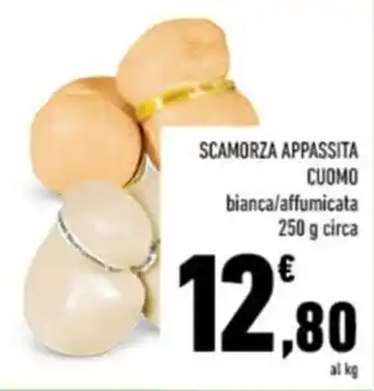 Conad SCAMORZA APPASSITA CUOMO bianca/affumicata 250 g circa offerta
