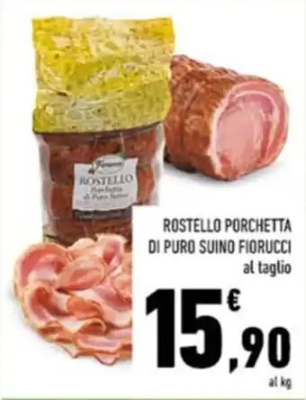 Conad ROSTELLO PORCHETTA DI PURO SUINO FIORUCCI offerta