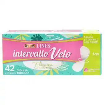 Franzy's Lines assorbenti intervallo velo fiori 42pz offerta