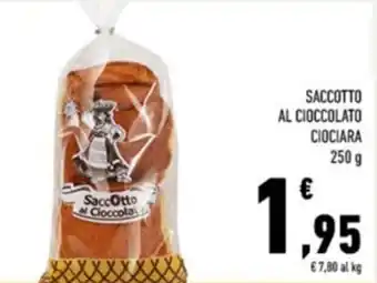 Conad SACCOTTO AL CIOCCOLATO CIOCIARA 250 g offerta