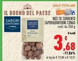 Conad Superstore Conad noci di sorrento sapori & dintorni offerta