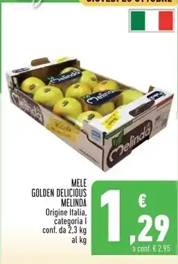 Conad Superstore Melinda mele golden delicious offerta