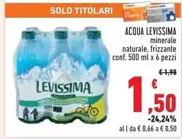 Conad Superstore Levissima acqua offerta