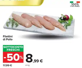 Carrefour Filettini di Pollo offerta