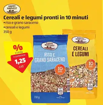 ALDI Cereali e legumi pronti in 10 minuti 350g offerta