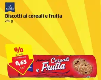ALDI Biscotti ai cereali e frutta 250g offerta