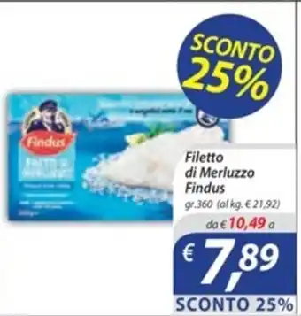 DiMeglio Filetto di Merluzzo Findus gr. 360 offerta