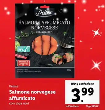 Deluxe Salmone norvegese affumicato 100 g