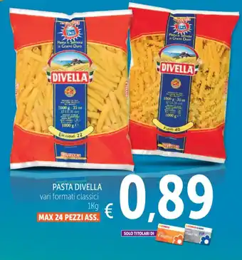 Spazio Conad PASTA DIVELLA vari formati classici 1kg offerta