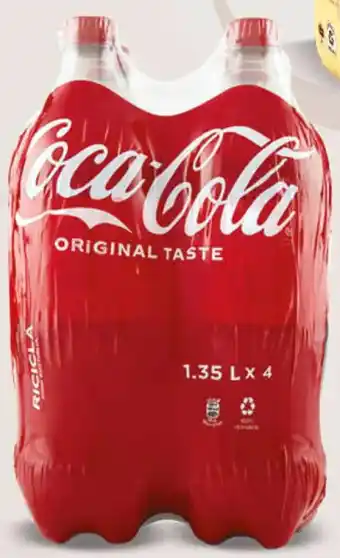 Conad COCA COLA classica/zero pet-4x1,35 L offerta