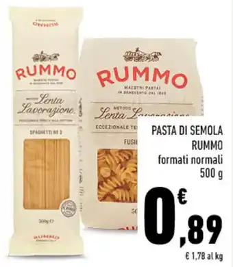 Conad PASTA DI SEMOLA RUMMO formati normali 500 g offerta