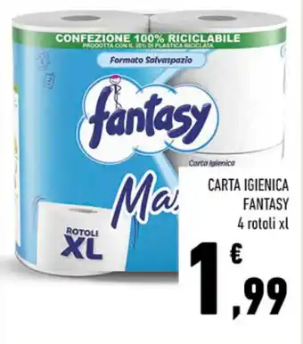 Conad CARTA IGIENICA FANTASY 4 rotoli xl offerta