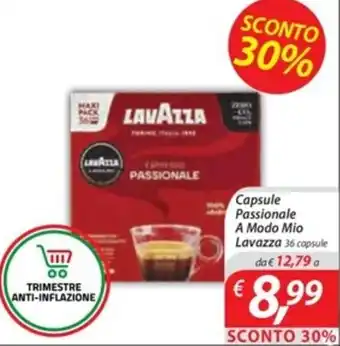 DiMeglio Capsule Passionale A Modo Mio Lavazza 36 capsule offerta