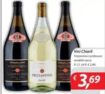 Vini Chiarli Frizzantino-Lambrusco amabile-secco it.1.5