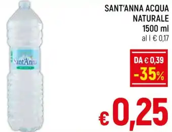 Famila Market SANT'ANNA ACQUA NATURALE 1500 ml offerta