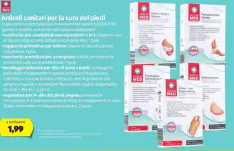 Articoli sanitari per la cura dei piedi