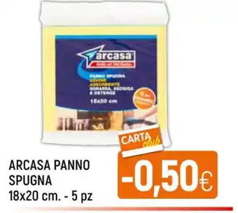 Famila Market ARCASA PANNO SPUGNA 18x20 cm. - 5 pz offerta