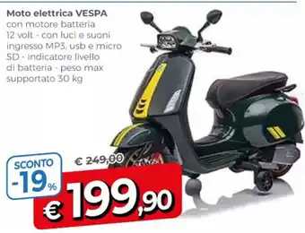 Moto elettrica VESPA