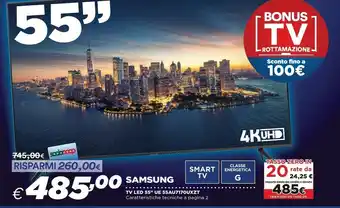 Coop Samsung Ue 55au717ouxzt offerta