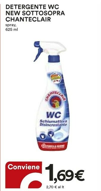 Coop Chanteclair Detergente Wc New Sottosopra offerta
